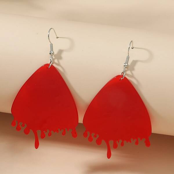 

Jellyfish Drop Earrings, Red