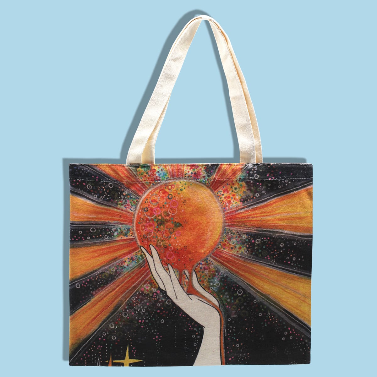 Image of Hand Print Shopper Bag