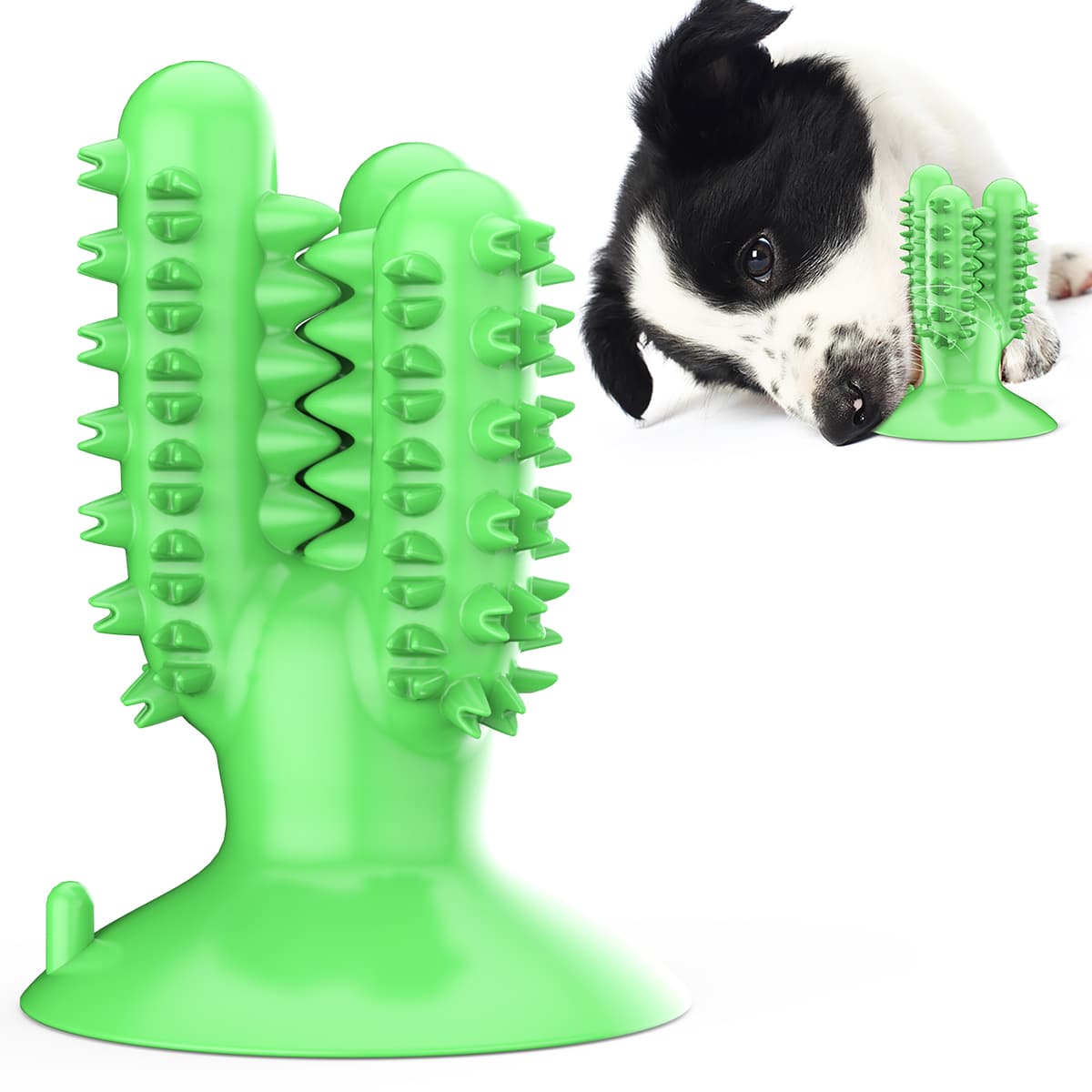 

Solid Sucker Pet Chew Toy, Green