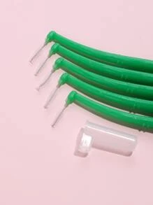 成人間隙清潔刷,5支手動牙縫刷abs手柄,清潔刷去除牙齒污漬,適用於客廳、家庭、臥室、浴室、房屋裝飾、旅行必備,婚禮、派對、生日、男人媽媽爸爸朋友的禮物,新年快樂、配件、有趣的禮物