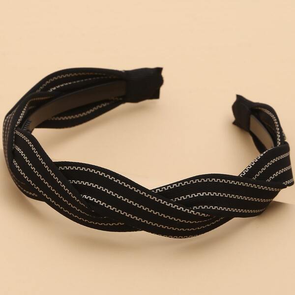 

Black Twist Hair Hoop