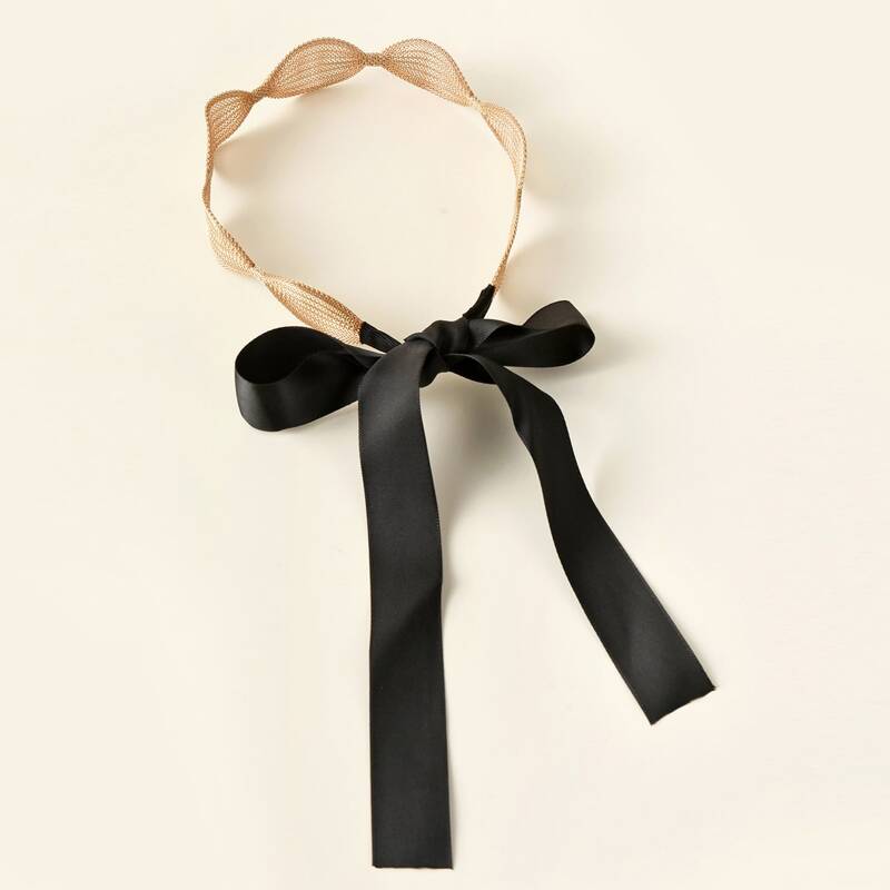 

Two Tone Bow Decor Hair Accessory, Multicolor