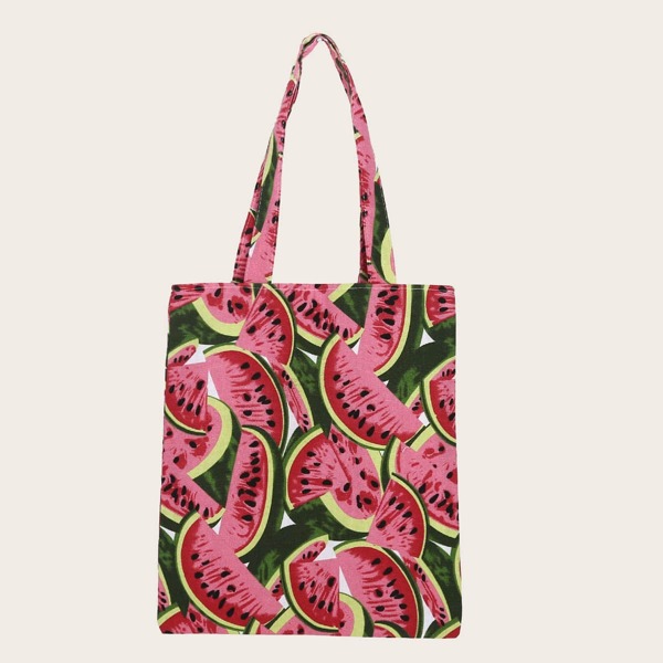 

Girls Fruit Graphic Shopper Bag, Multicolor