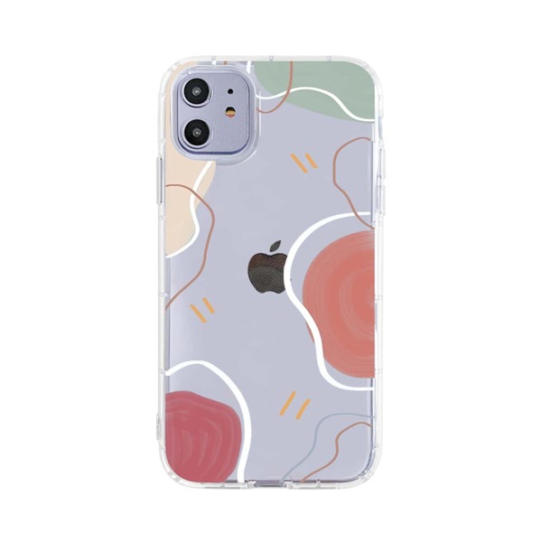 

Abstract Pattern Clear iPhone Case, Multicolor