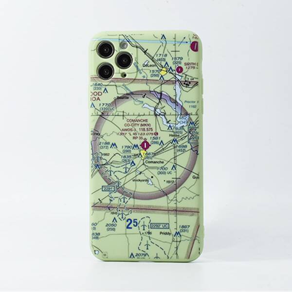 

Map Print iPhone Case, Multicolor