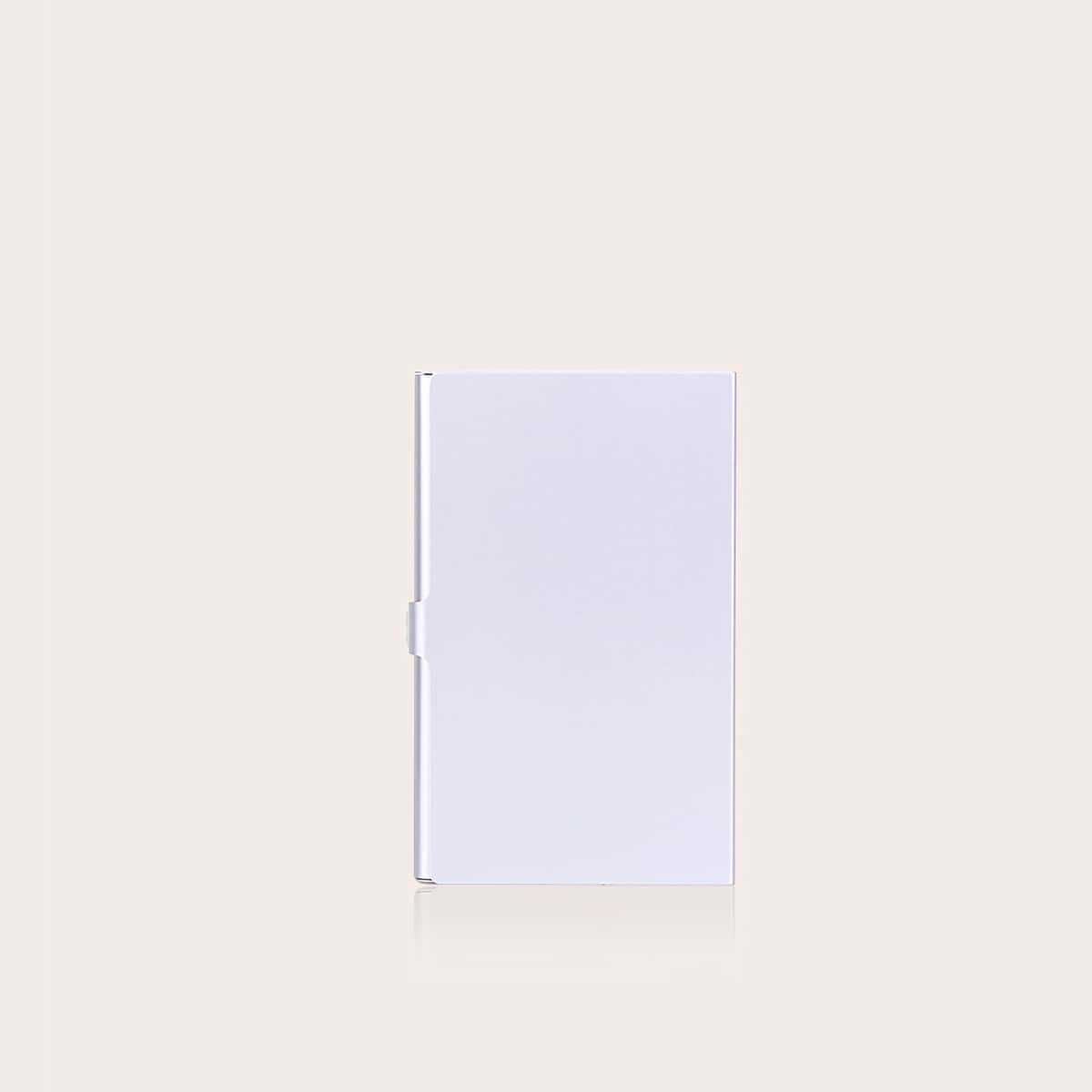 

Metal Business Card Holder, Silver