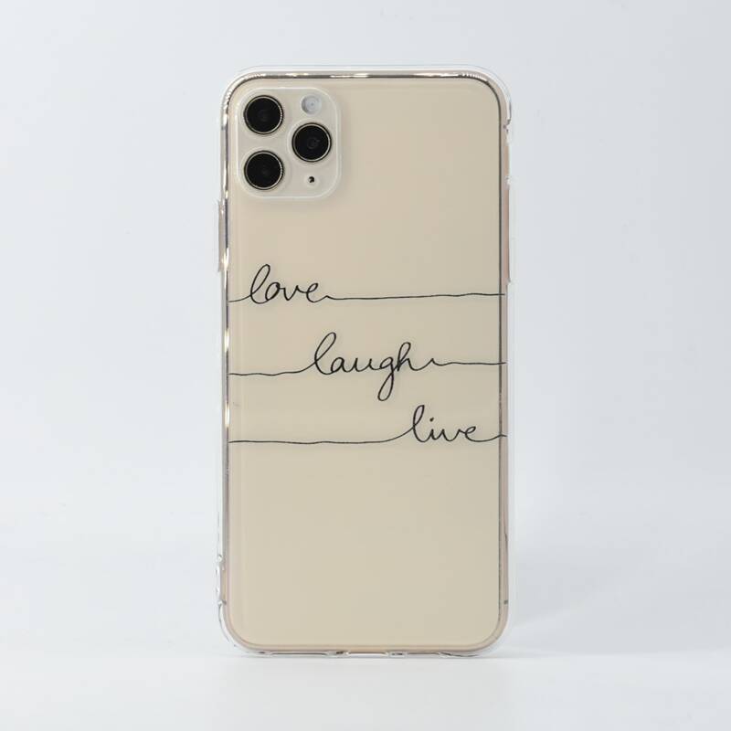 

Letter Graphic Clear iPhone Case
