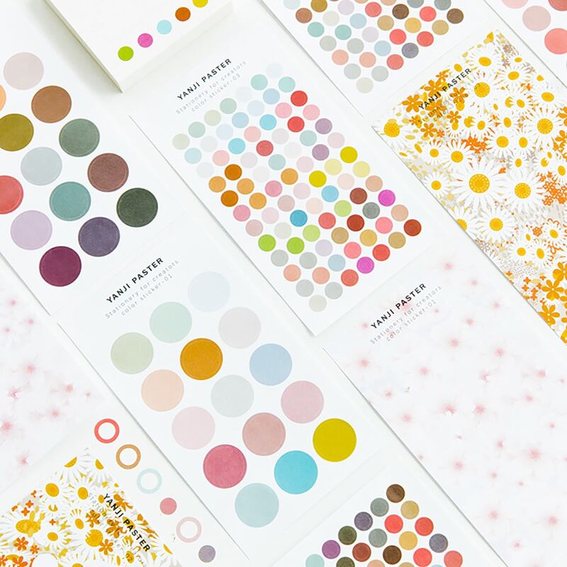 

1sheet Mixed Pattern Random Sticker, Multicolor