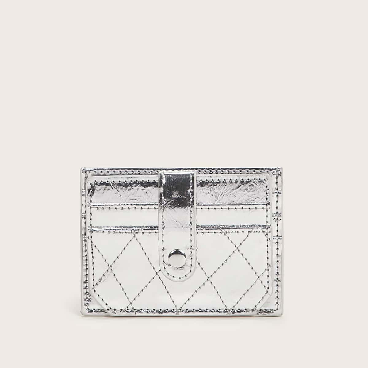 

Metallic Card Case, Silver
