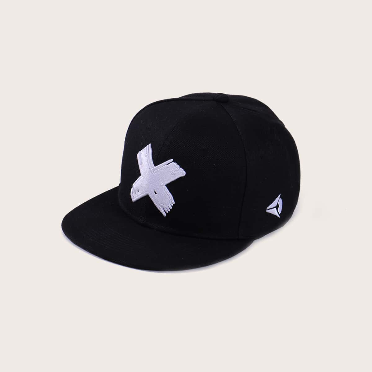 

Guys Letter Embroidery Baseball Cap, Black