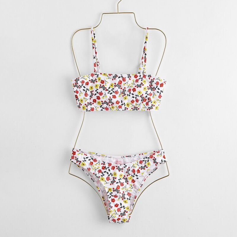 

Ditsy Flower Bikini Swimsuit, Multicolor