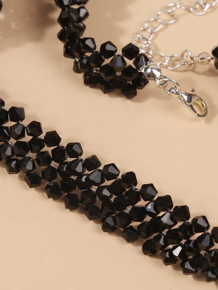 Crystal Beaded Decor Choker