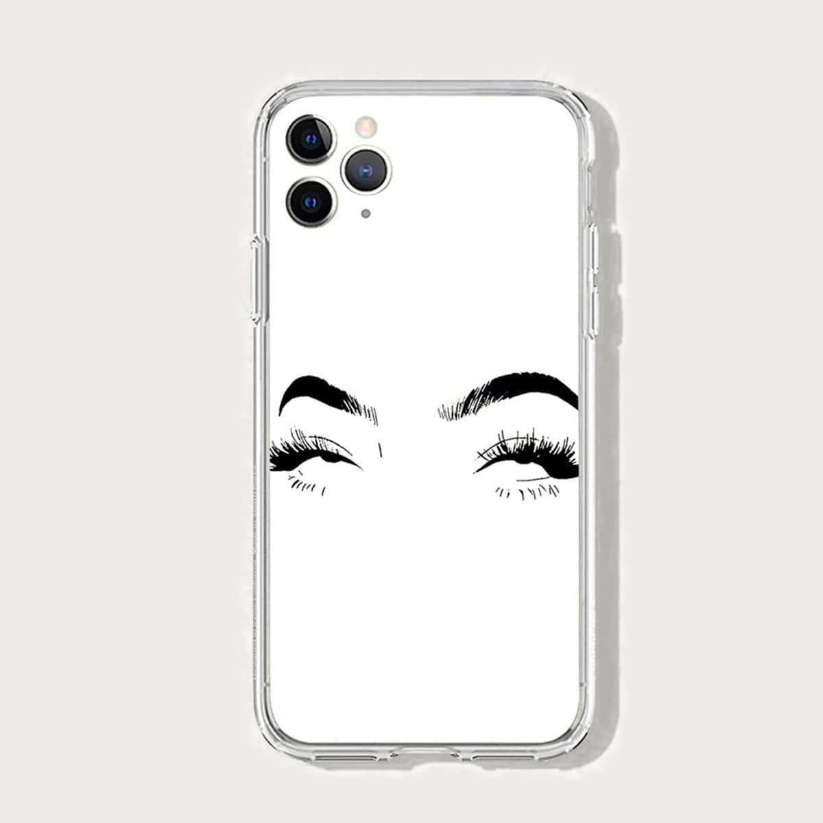 

Eye Pattern iPhone Case, Black and white