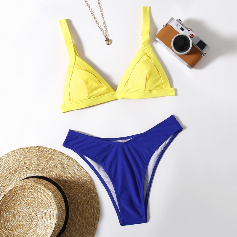 

Triangle Bikini Swimsuit, Multicolor