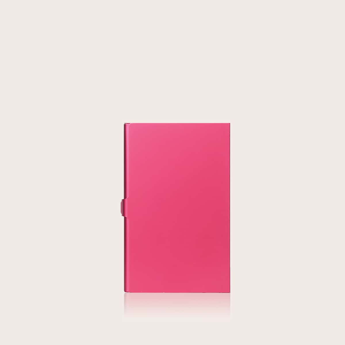 

Metal Business Card Holder, Hot pink