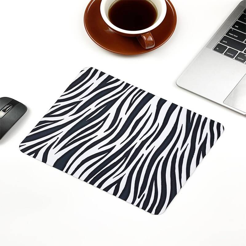 

Zebra Striped Mouse Pad, Multicolor