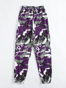 Mulvari Camo Elastic Waist Joggers - Multicolor - View 2