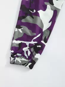Mulvari Camo Elastic Waist Joggers - Multicolor - View 4