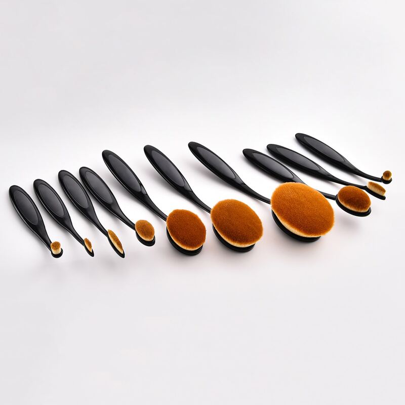 

10pcs Makeup Brush Set, Black