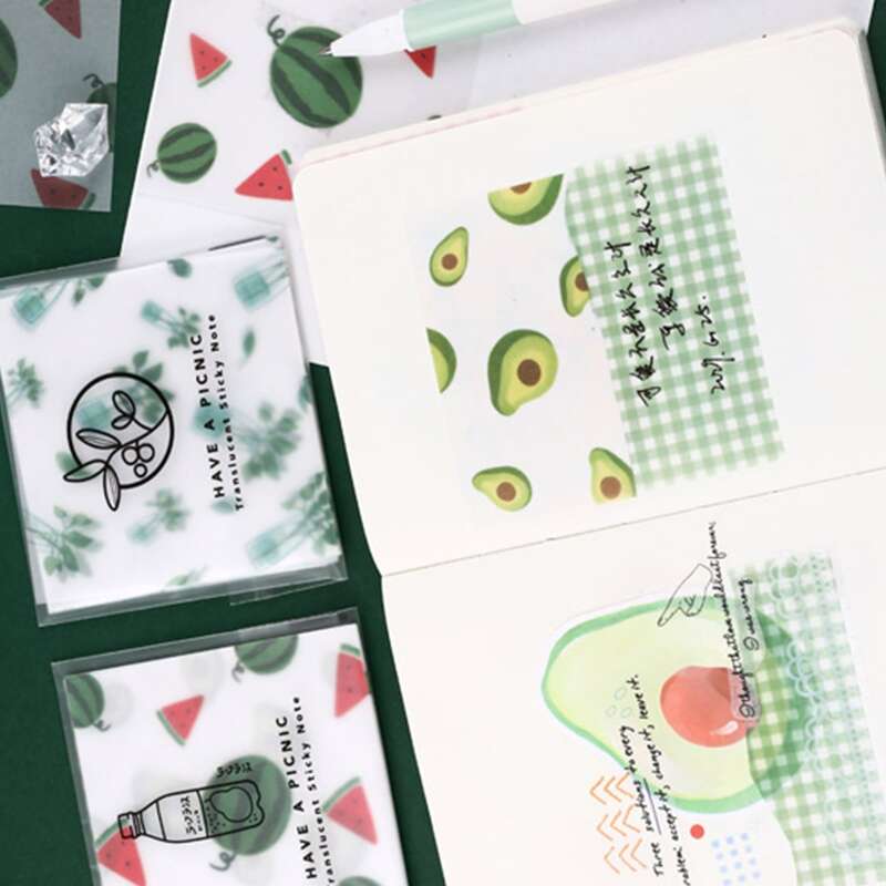

30pcs Random Fruit Pattern Sticky Note, Multicolor