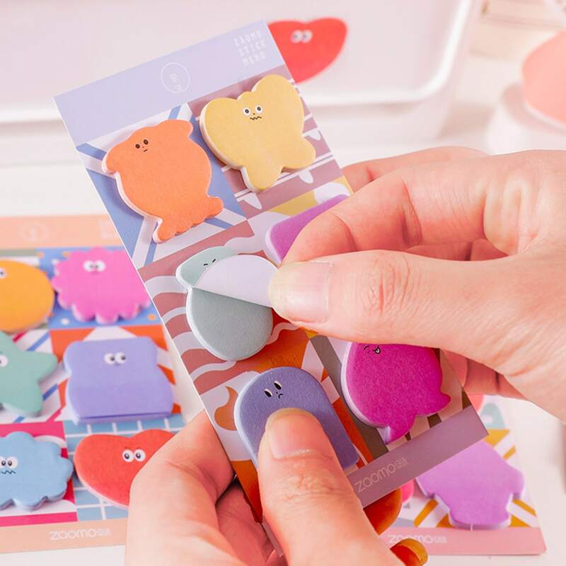 

1set Cartoon Graphic Sticky Note, Multicolor