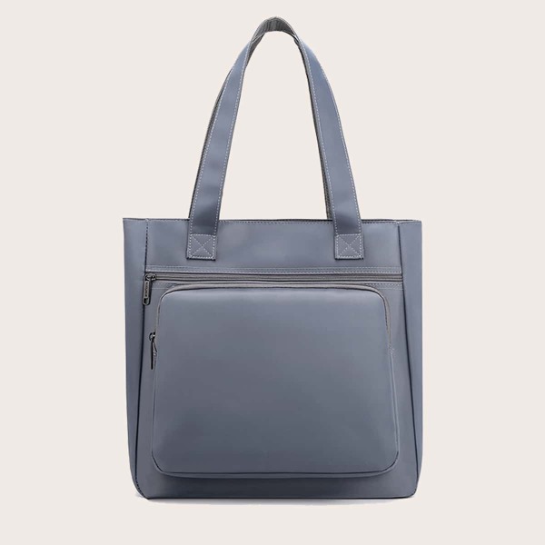 

Men Minimalist Large Capacity Tote Bag, Grey