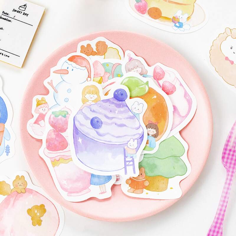 

30pcs Cartoon Pattern Sticker, Multicolor