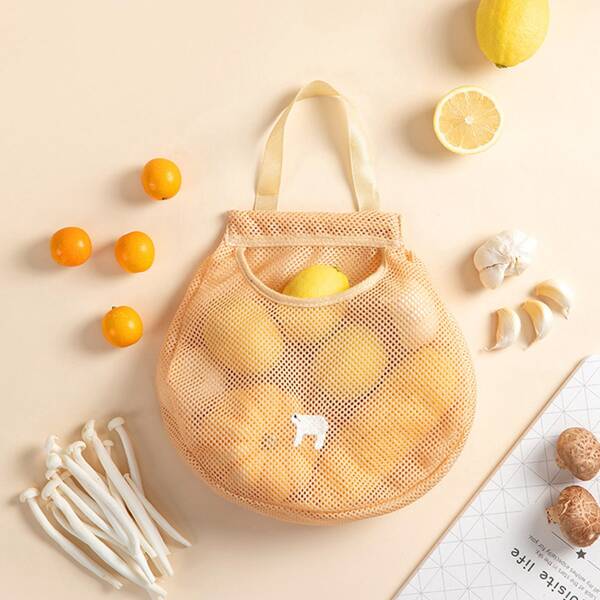 

Kitchen Vegetables Hanging Storage Bag, Orange
