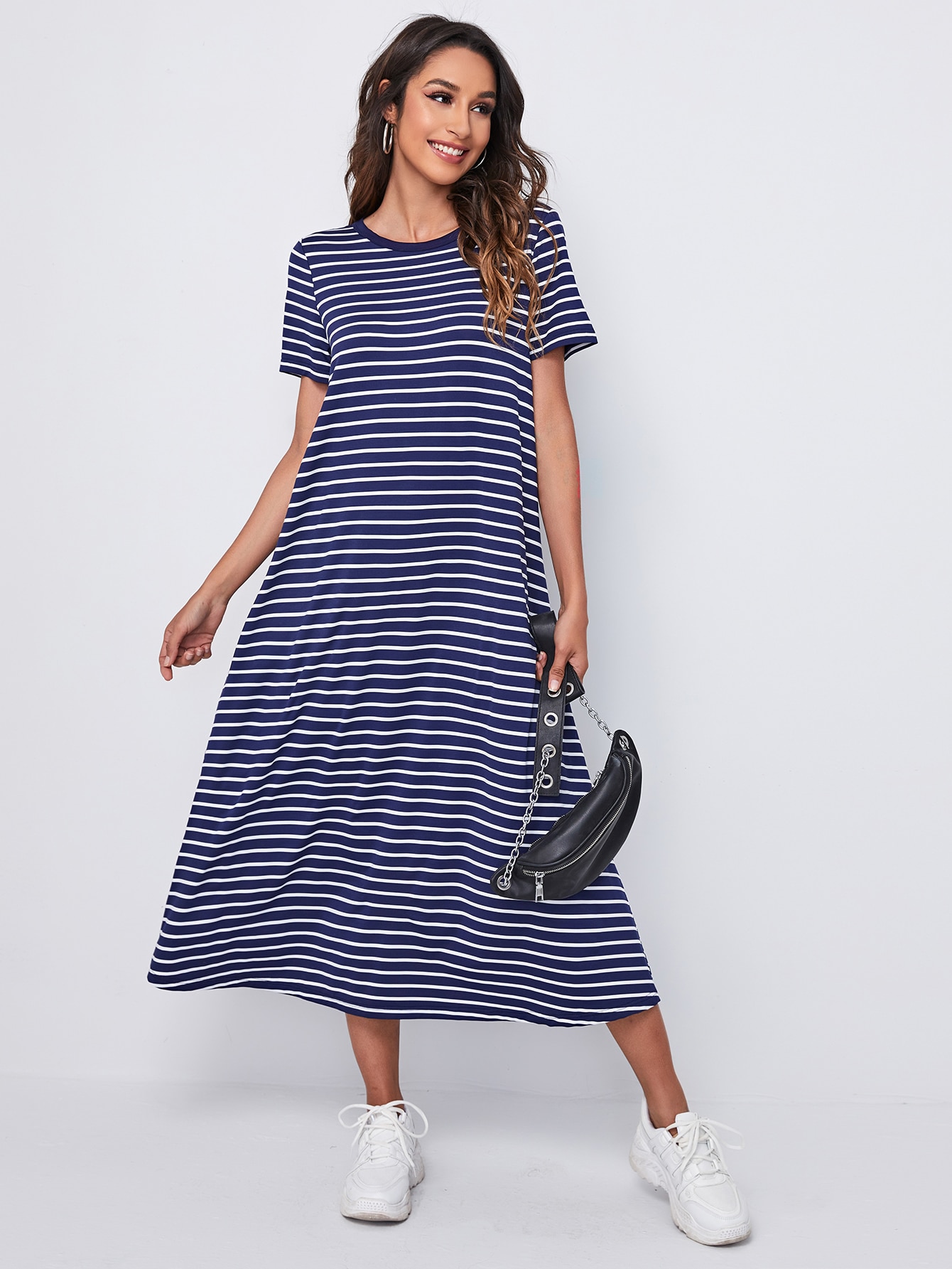 Striped Tee Dress thumbnail
