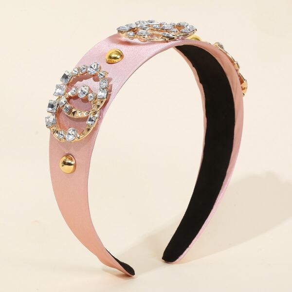

Rhinestone Decor Hair Hoop, Pink