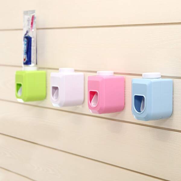 

1pc Wall Mounted Random Color Toothpaste Squeezer, Multicolor