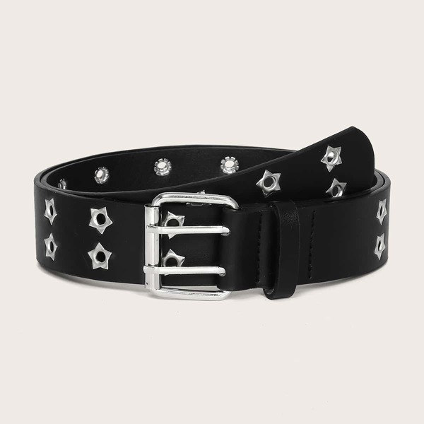 

Metal Buckle Belt, Black