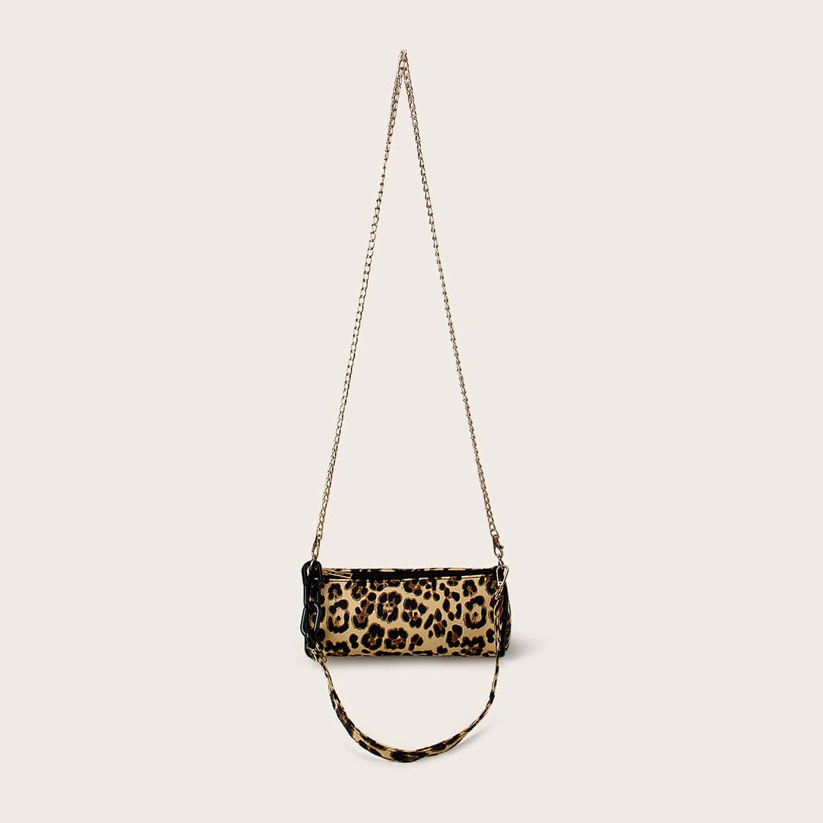 

Leopard Pattern Boston Bag, Multicolor