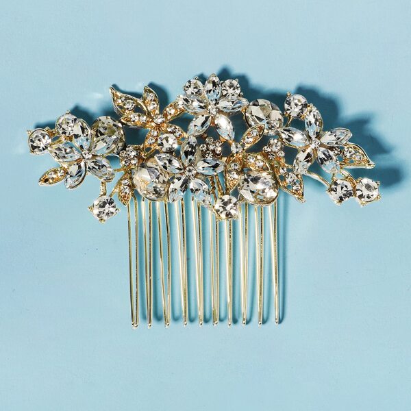 

Rhinestone Decor Hair Pin, Gold
