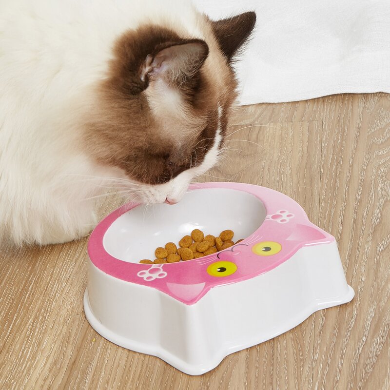 

Cat Design Pet Bowl, Pink