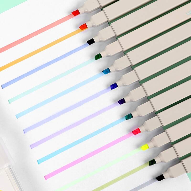 

1pc Cartoon Graphic Random Highlighter Pen, Multicolor