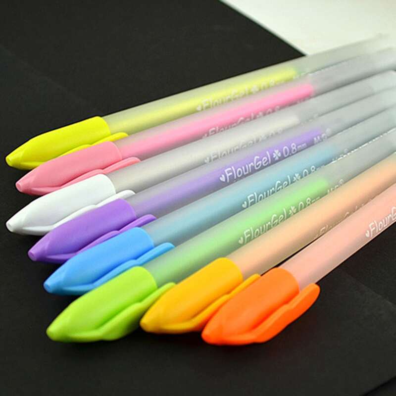 

8pcs Colorful Gel Pen, Multicolor
