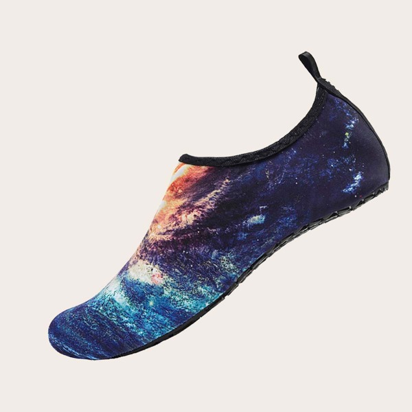 

Men Galaxy Graphic Water Shoes, Multicolor