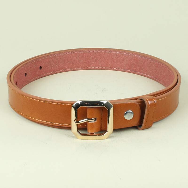 

Square Buckle Belt, Camel