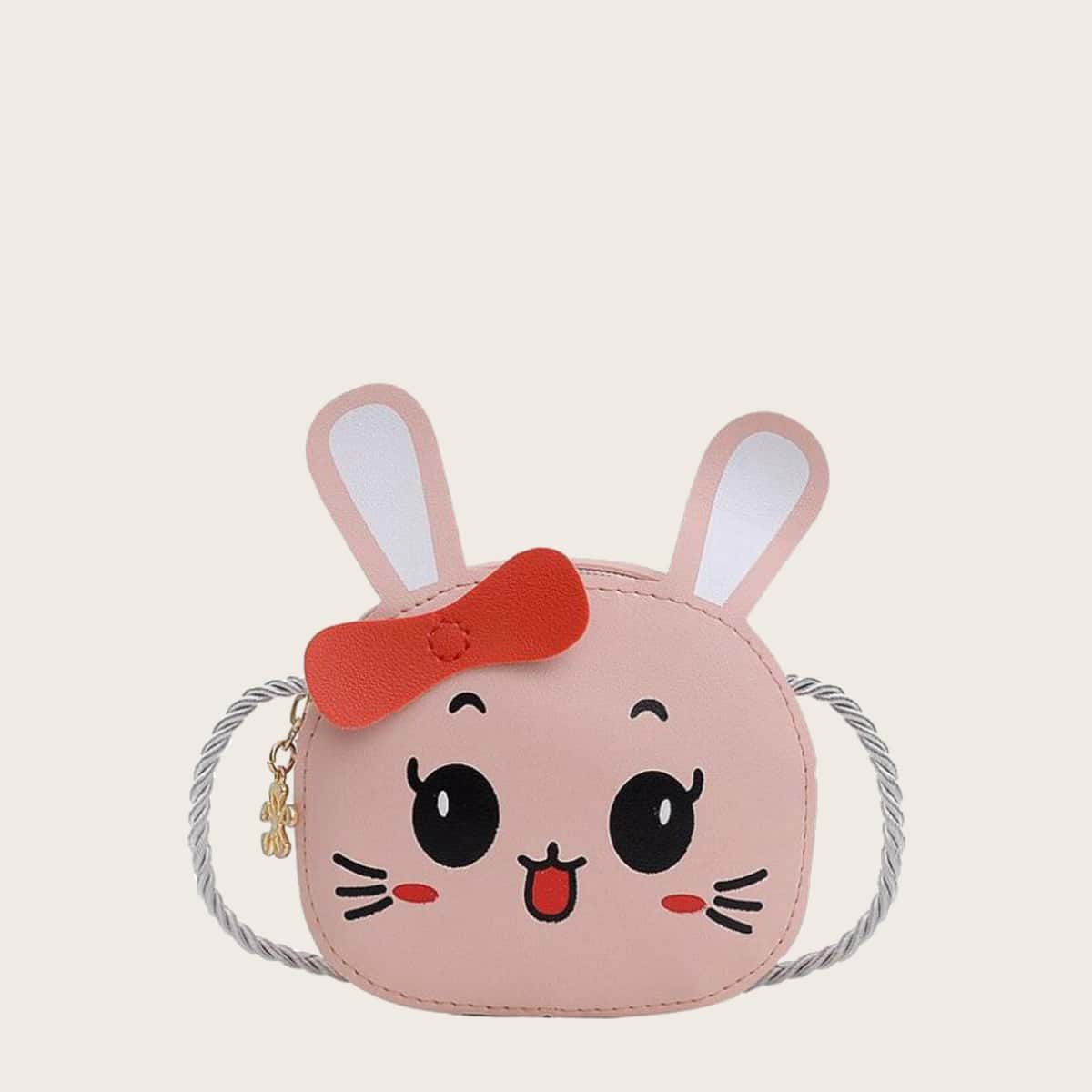 

Rabbit Crossbody Bag, Pink