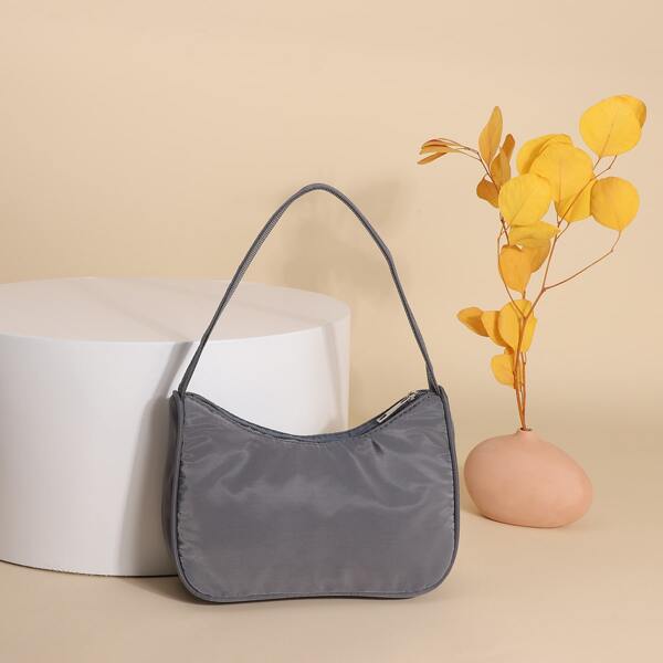 

Minimalist Baguette Bag, Grey