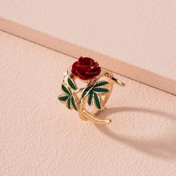 

Flower Decor Ring, Multicolor