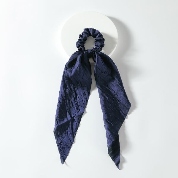 

Plain Knot Design Scrunchie, Royal blue