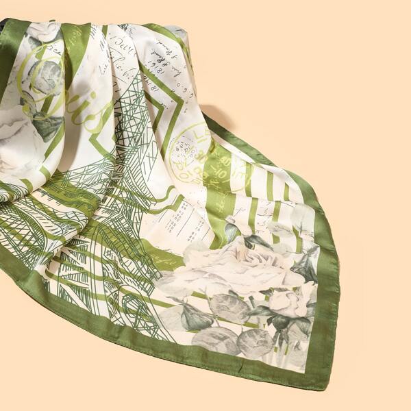

Flower Pattern Bandana, Multicolor