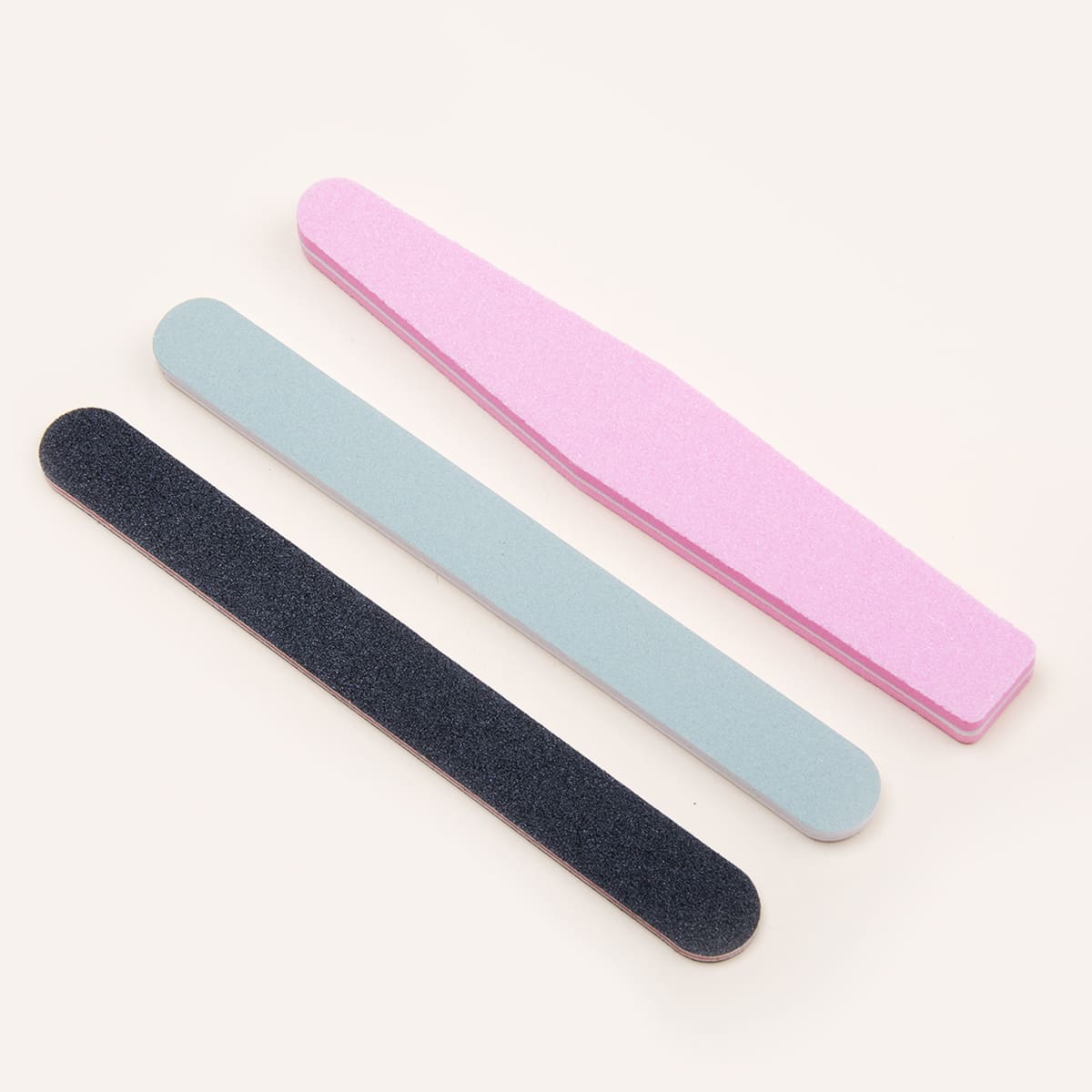 

3pcs Nail File Set, Multicolor