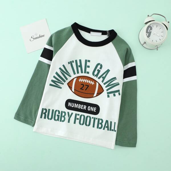 

Toddler Boys Colorblock Slogan Graphic Tee, Multicolor