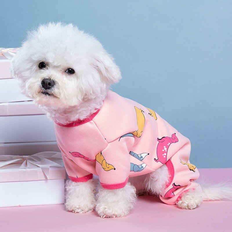 

Cartoon Graphic Pet Pajamas, Pink