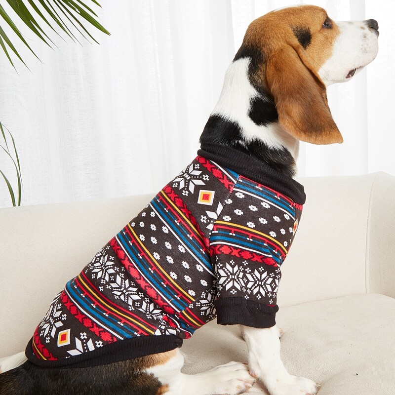 

Geometric Pattern Pet Sweatshirt, Multicolor