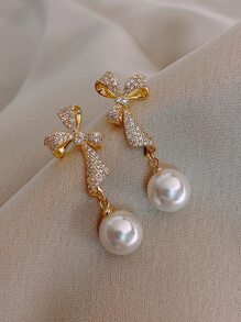 Andkiss Hoa tai thiết kế nơ đính đá Valentine, Mẹ, Mẹ, Ngày của Mẹ, Quà tặng - Vàng - Xem 2