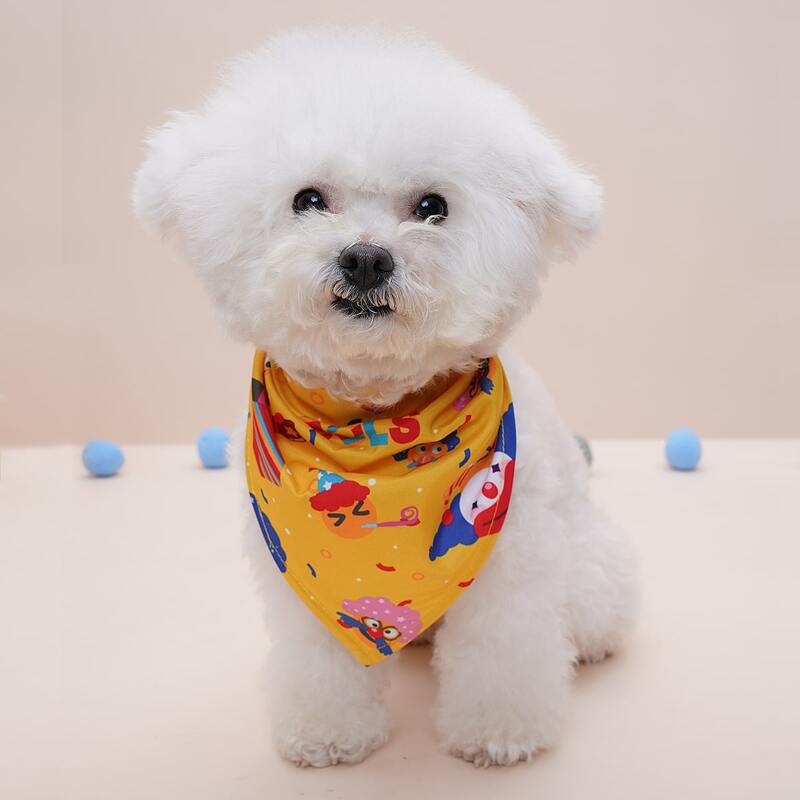 

Cartoon Clown Pet Bandana, Multicolor